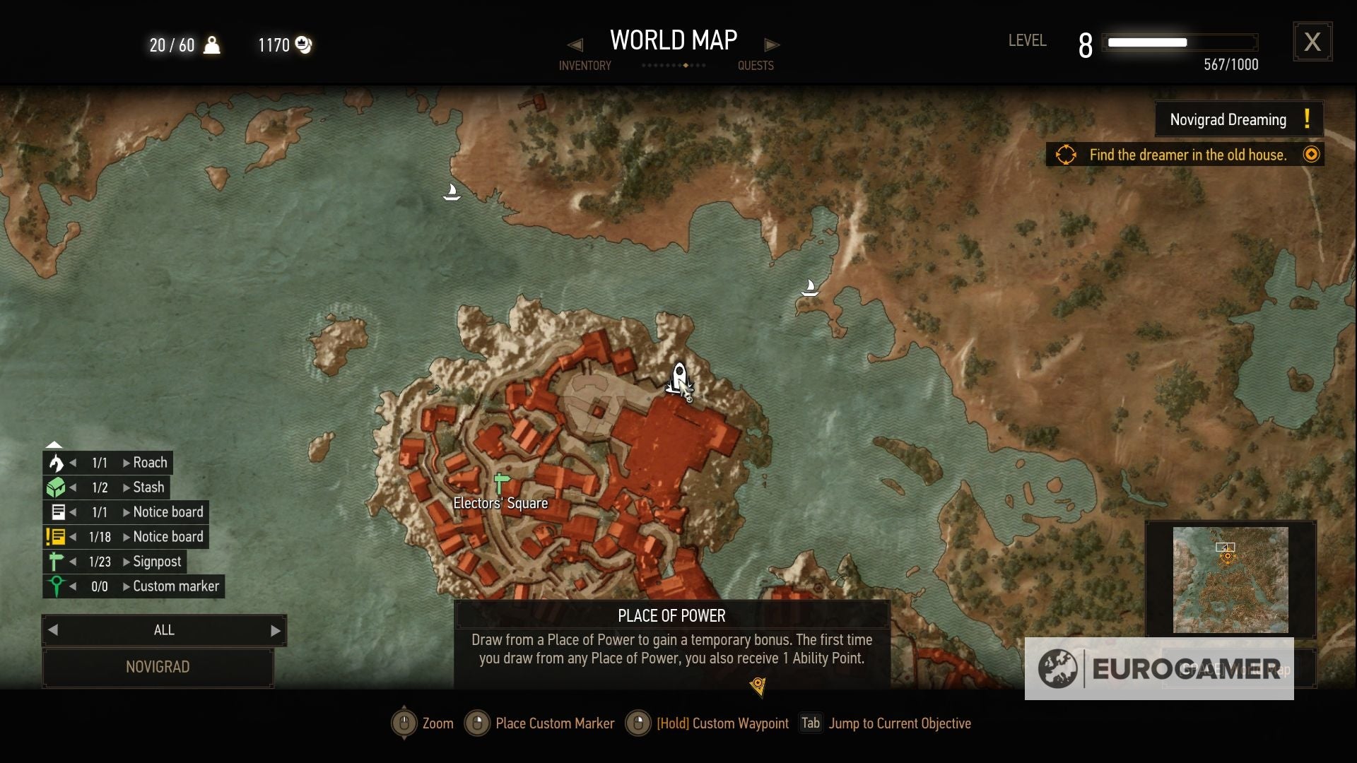 The Witcher 3 Places of Power locations list Eurogamer