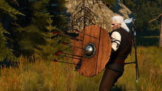 This Witcher 3 mod gives Geralt a shield