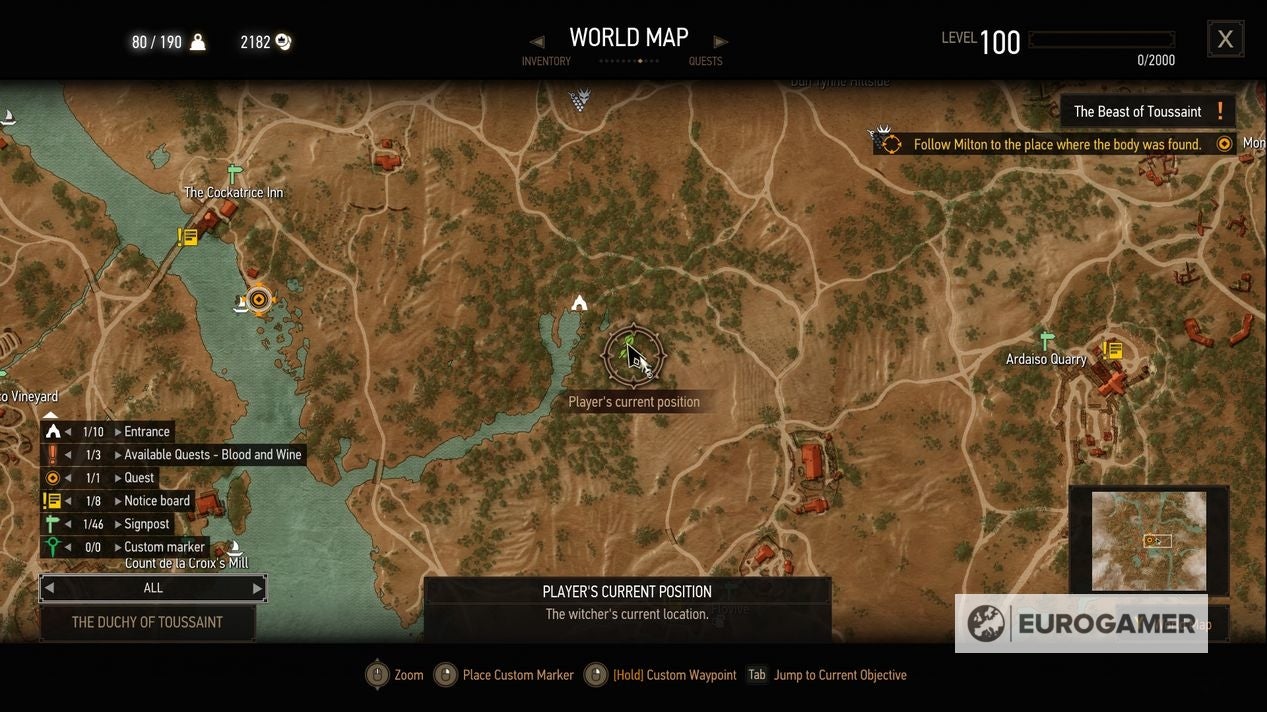 witcher 3 ursine bear gm trousers steel boots map