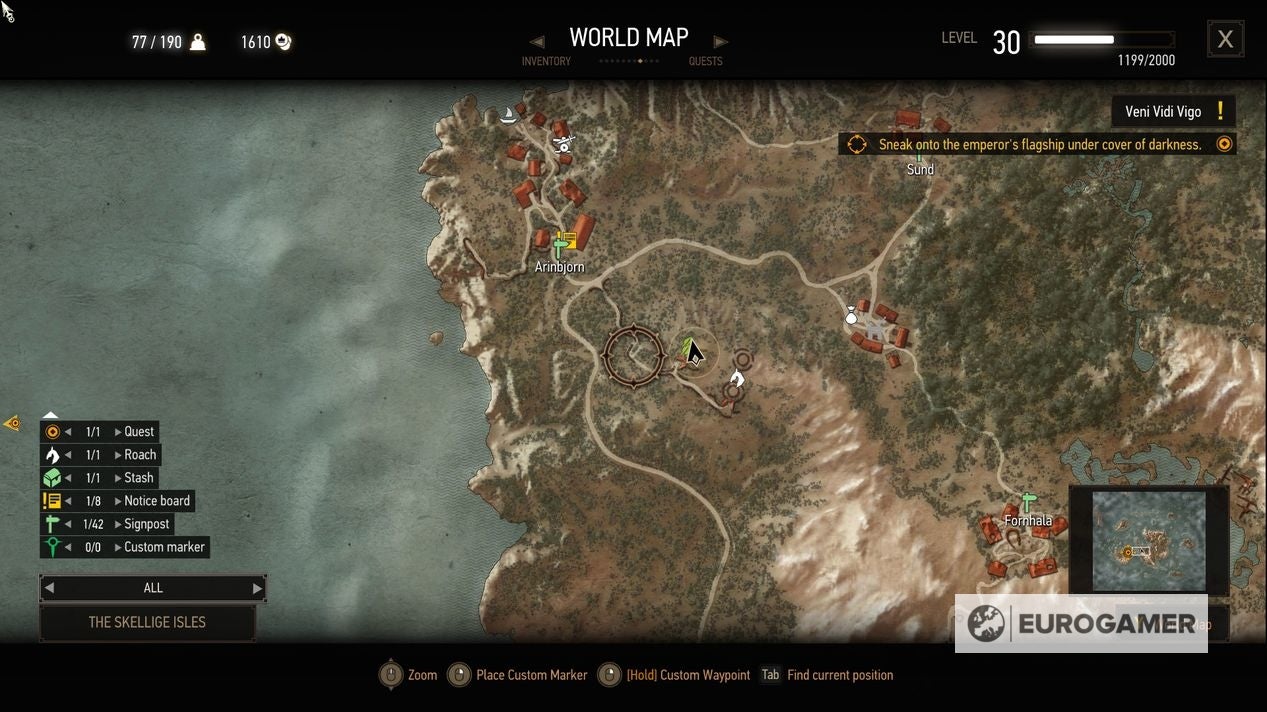 witcher 3 wolven superior silver map