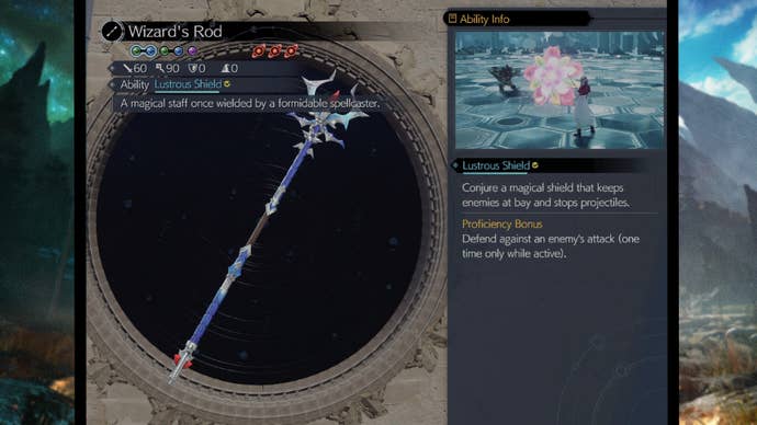 The Wizard’s Rod in Final Fantasy 7 Rebirth.