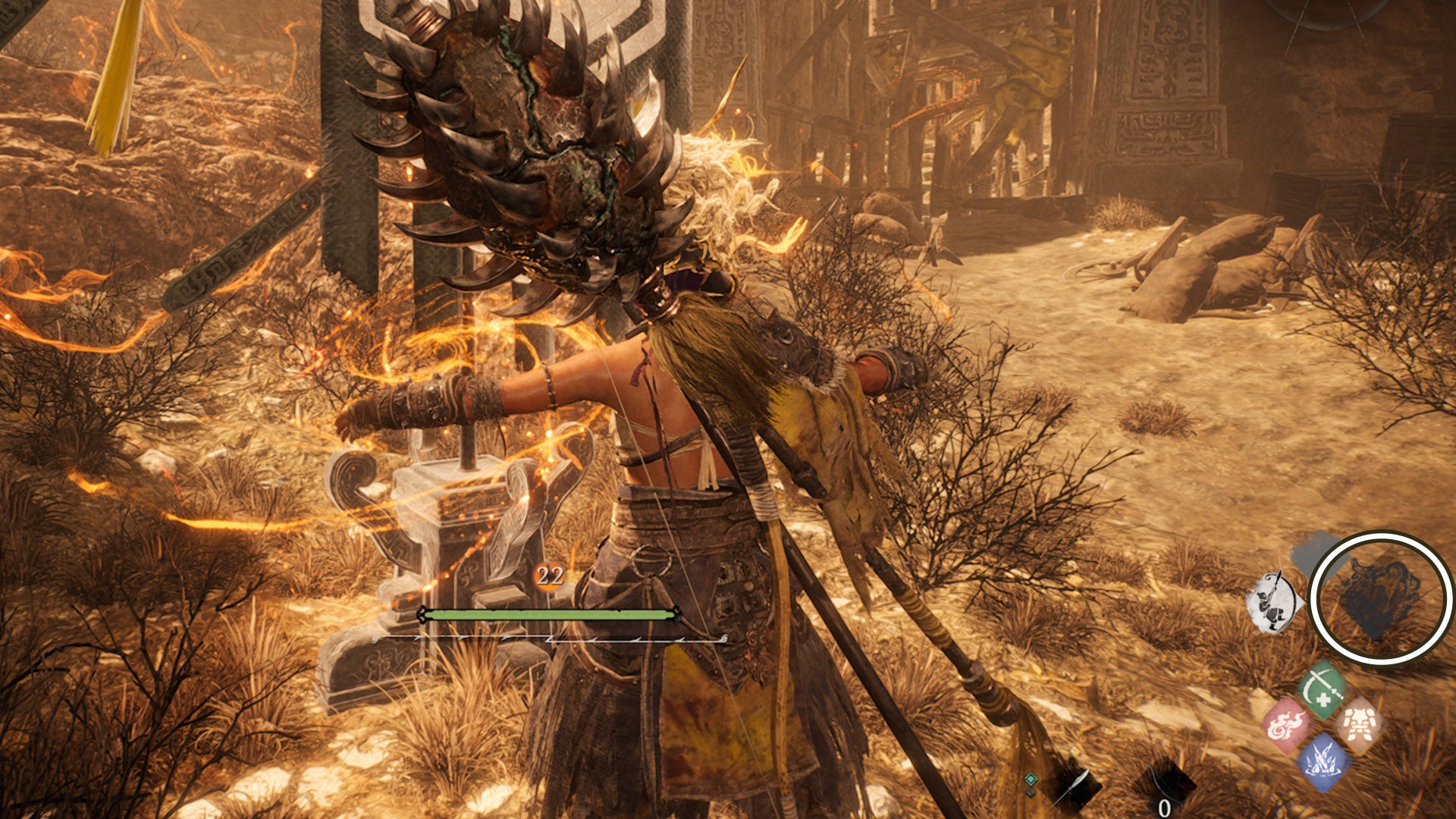 wo long fallen dynasty divine beast gauge circled