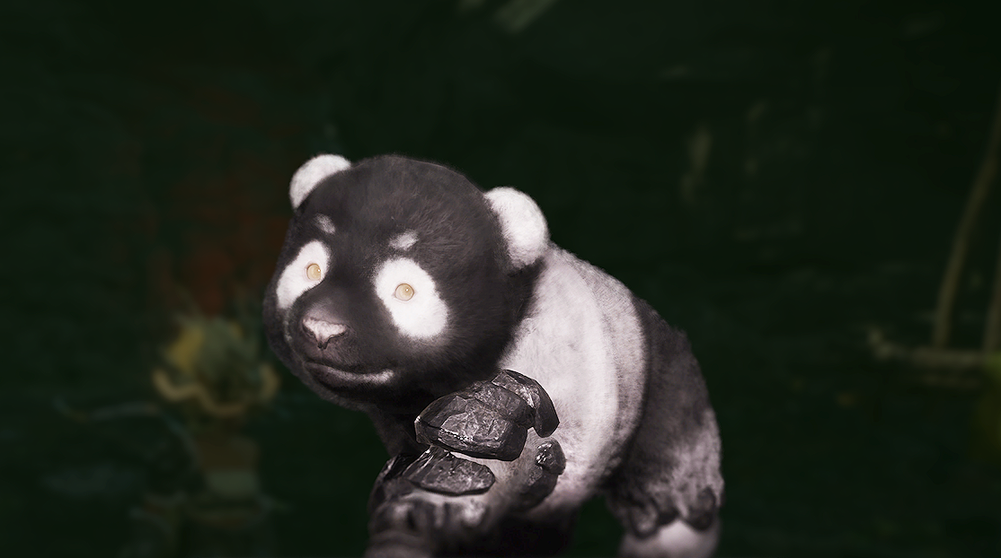 Wo Long: Fallen Dynasty, an image of a Shitieshou demon that looks similar to a Panda.