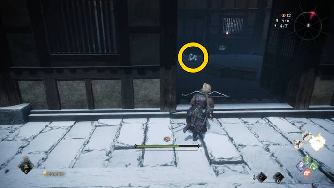 A Shitieshou inside a room in Wo Long.