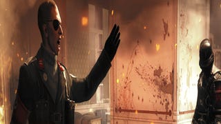 Wolfenstein: The New Order screenshots show shooting, mechs, evil Nazis