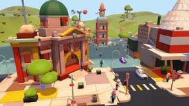 A toy town full of playpeople in Wood &amp; Weather's announcement trailer.