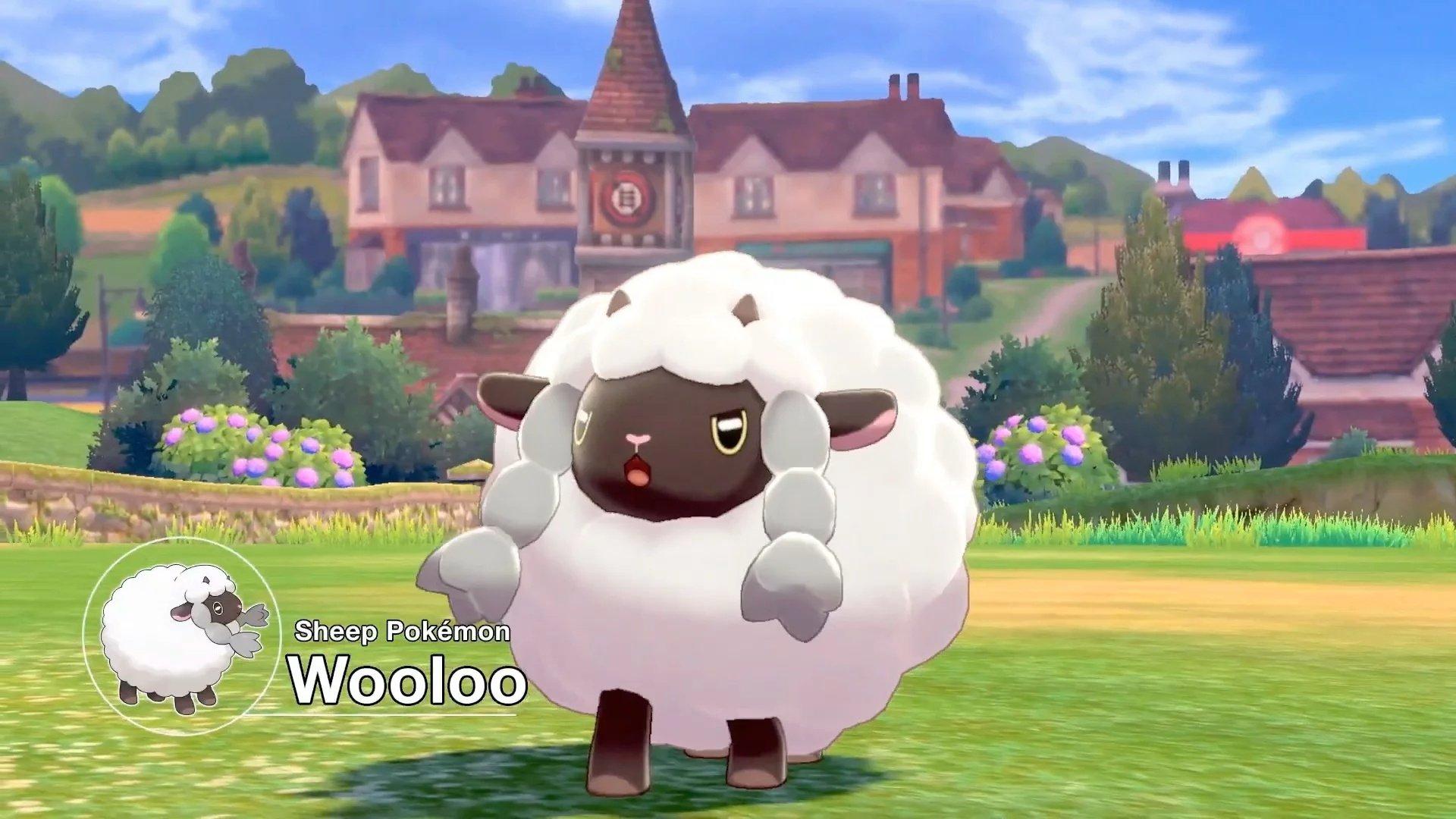 The Wooloo, a sheep-like Pokemon, as seen on Switch - 3
