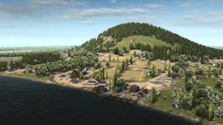 A rural countryside hillside scene in Workers & Resources: Soviet Republic
