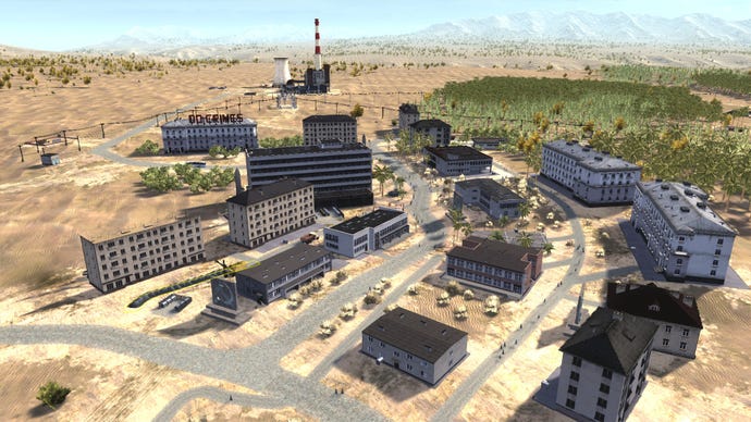 Another desert cityscape from Workers and Resources: Soviet Union's first DLC.