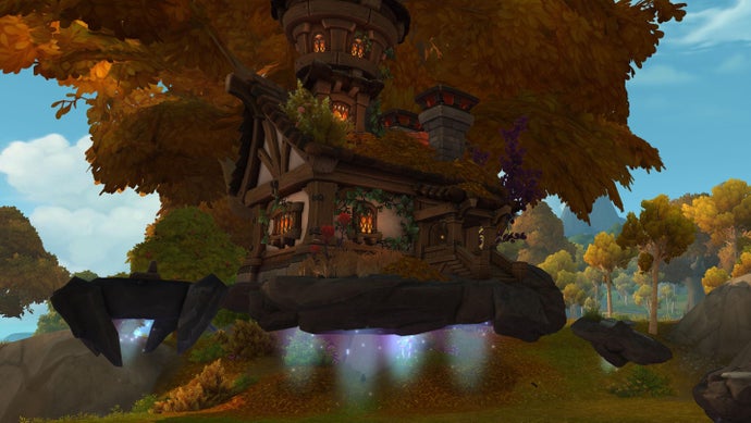 Latające domy w World of Warcraft to błąd, z którym Blizzard nie zamierza walczyć