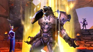 A wolfman levels up in a World of Warcraft: Warlords of Draenor screenshot.