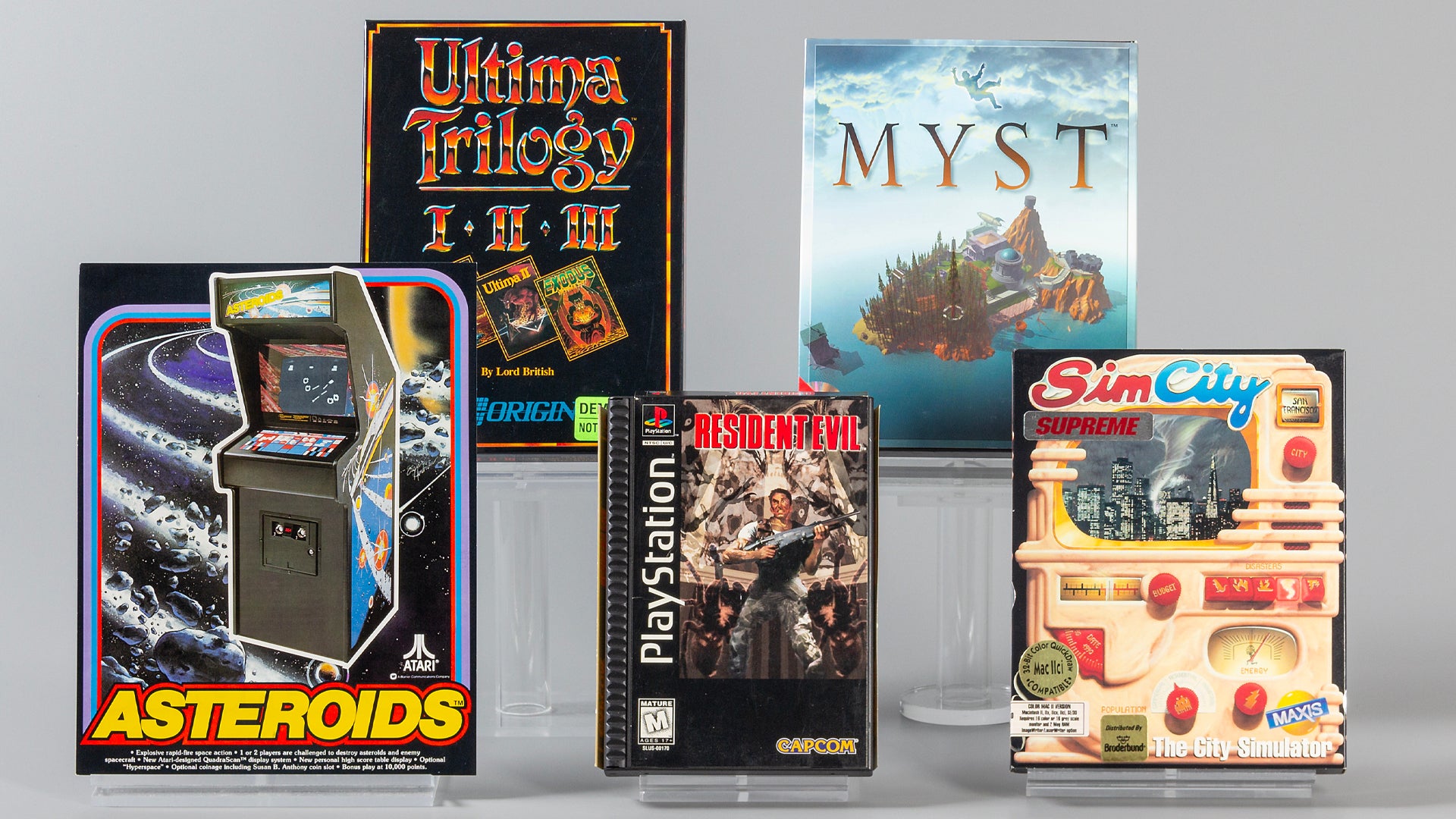 PC classics Ultima, SimCity and Myst have been added to the World Video Game Hall of Fame