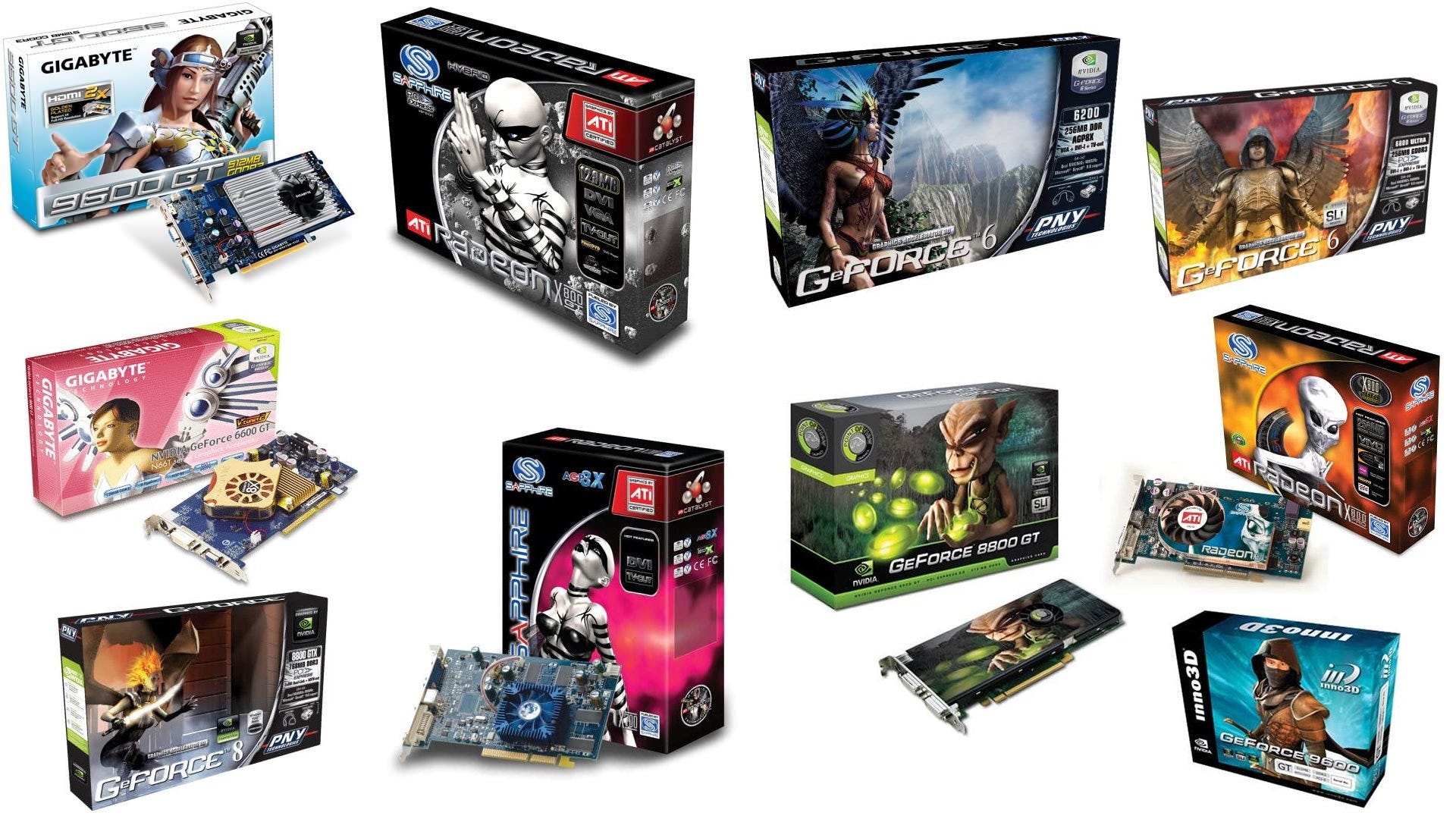 2000s Gpu Boxes The best and worst graphics card box art of all time | Rock Paper Shotgun