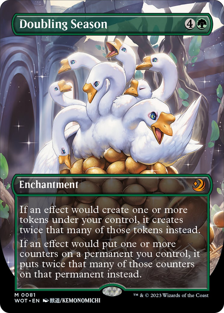 MTG's Wilds of Eldraine reprints several powerful enchantments as anime girls (and one goose) | Dicebreaker MTG's Wilds of Eldraine reprints several powerful enchantments as anime girls (and one goose) | Dicebreaker