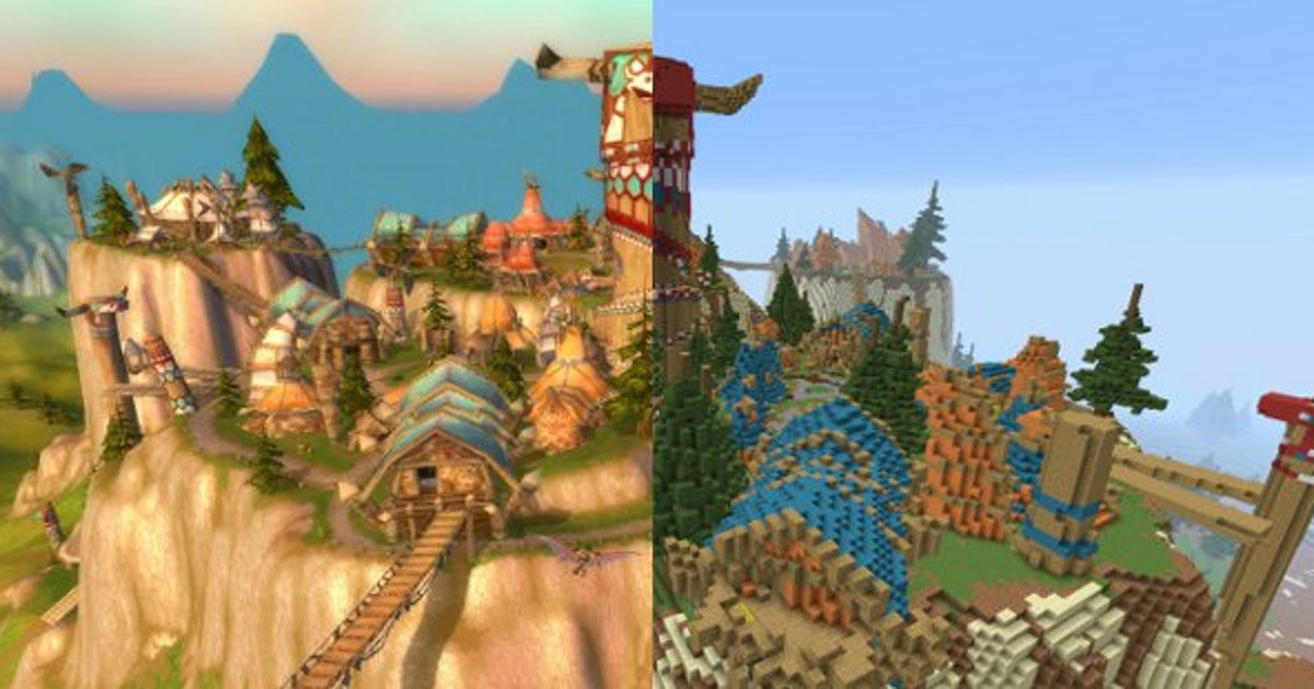 Wow Minecraft Madness: Entire World Of Warcraft Recreated In Minecraft | Rock Paper ...