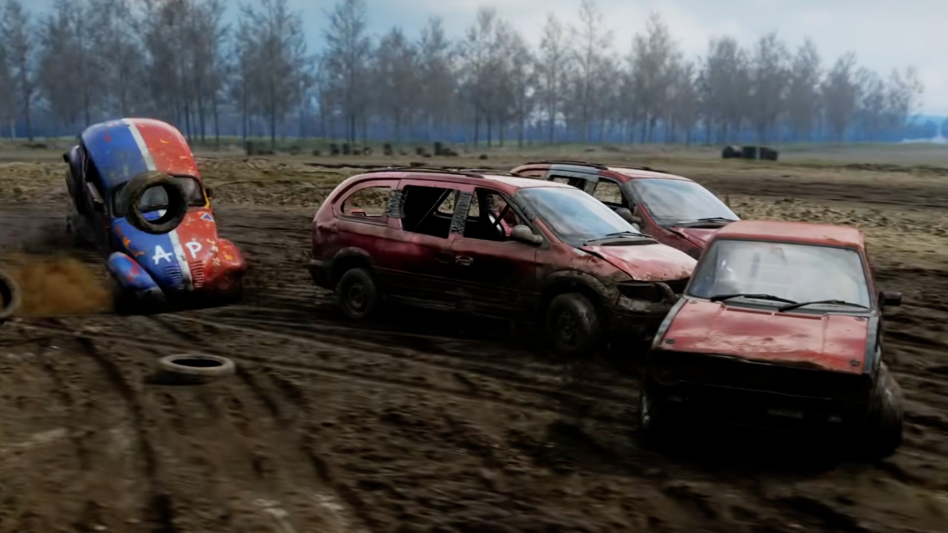 Finally, Wreckfest 2 has added in a spacious family minivan for post-school run muddy motor murdering