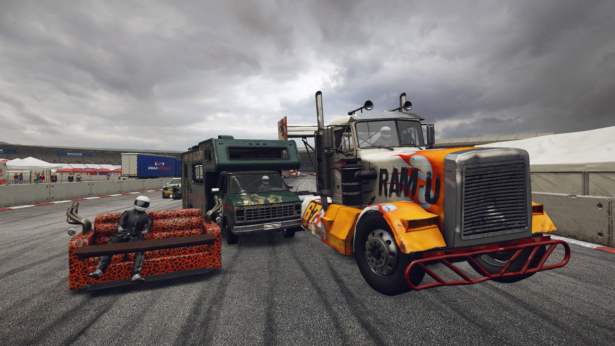 Some vehicles racing in Wreckfest. - 11