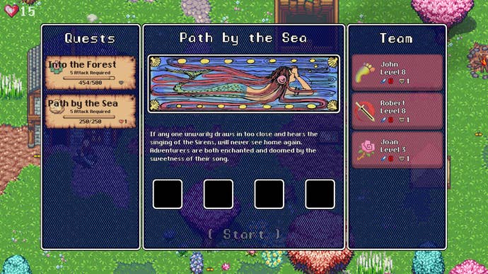 Preparing to battle sirens in a Wren screenshot.