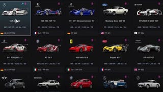Gran Turismo 7 - wszystkie samochody: dostępne auta