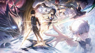 Artwork of Wuthering Waves showing multiple anime characters in dramatic poses