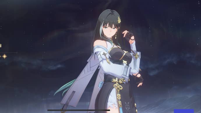 Baizhi appearing as a character in Wuthering Waves' Convene gacha system.