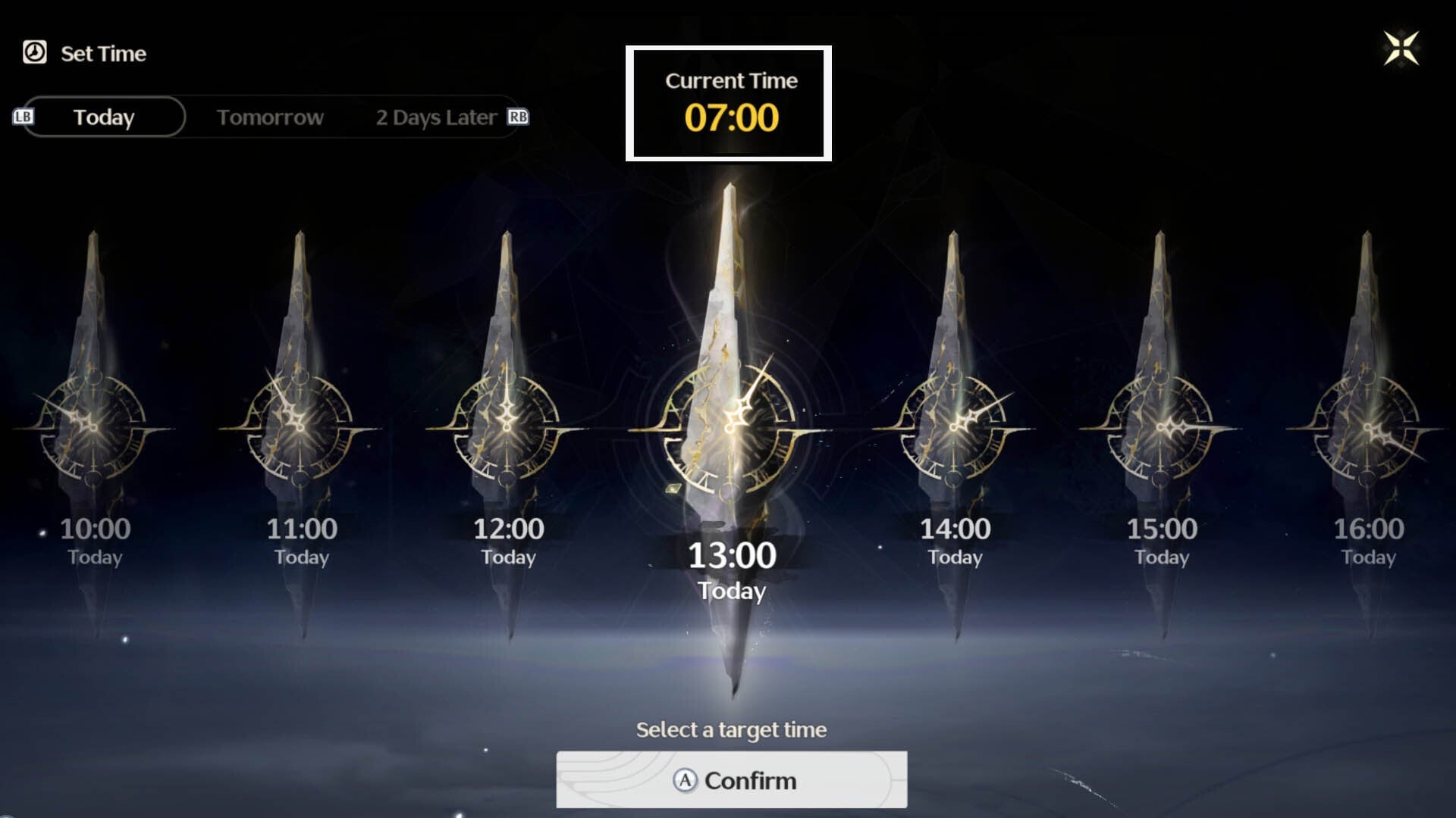 wuthering waves current time in time skip menu