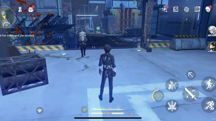 The Rover exploring Tiger’s Maw Mine in the Hidden Dangers in a Peaceful Life quest in Wuthering Waves.