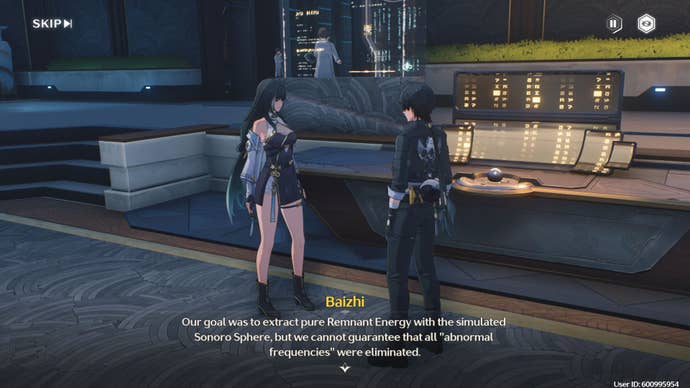 Baizhi gives Rover some background information.