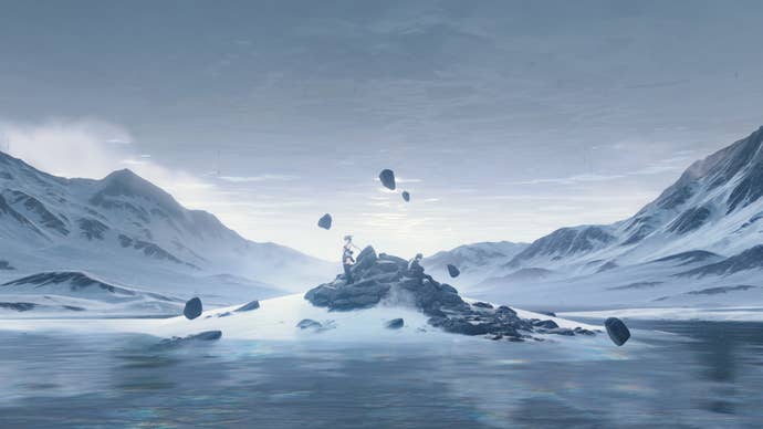 Both male and female Rovers take centre stage in this scene from the intro of Wuthering Waves.