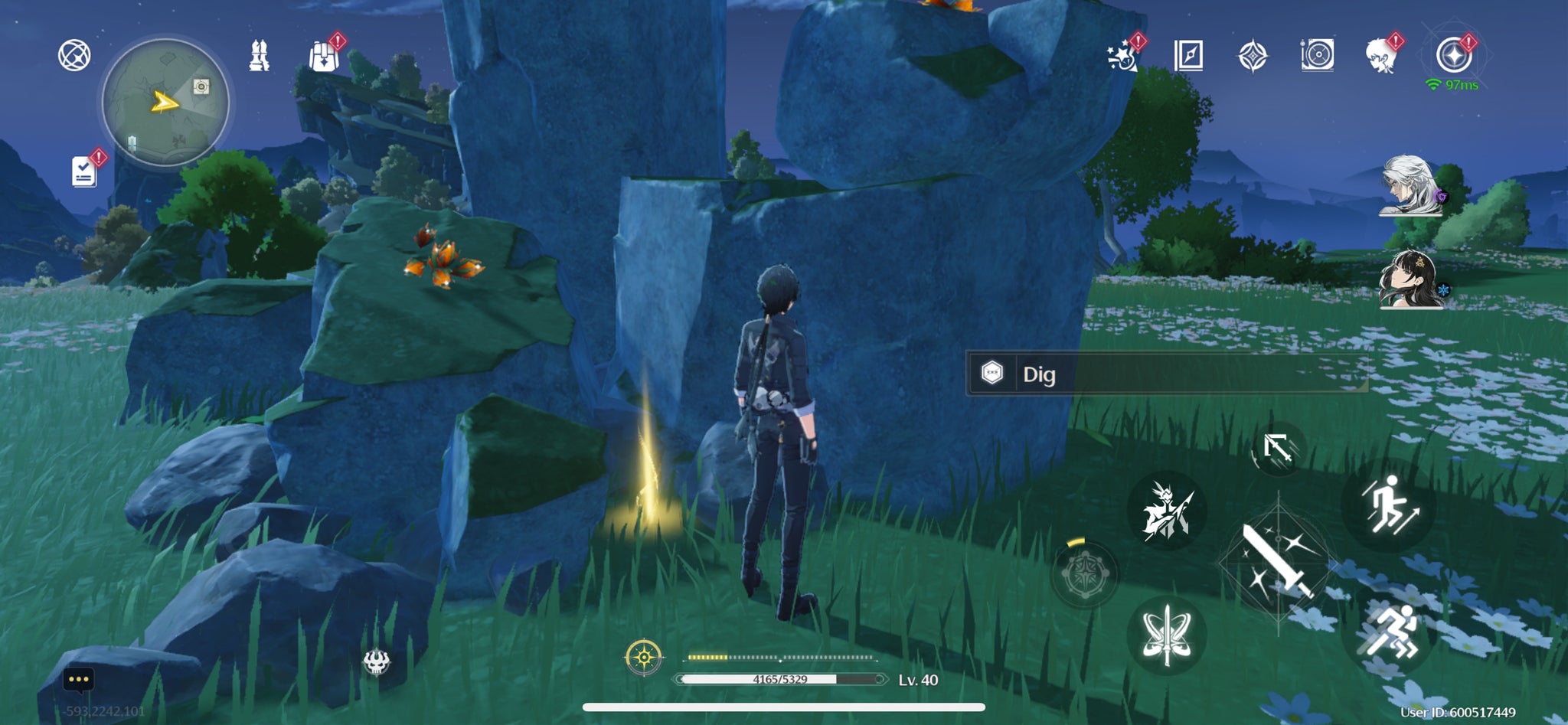 The location of the spare parts needed to repair the robot in Wuthering Waves. - 9