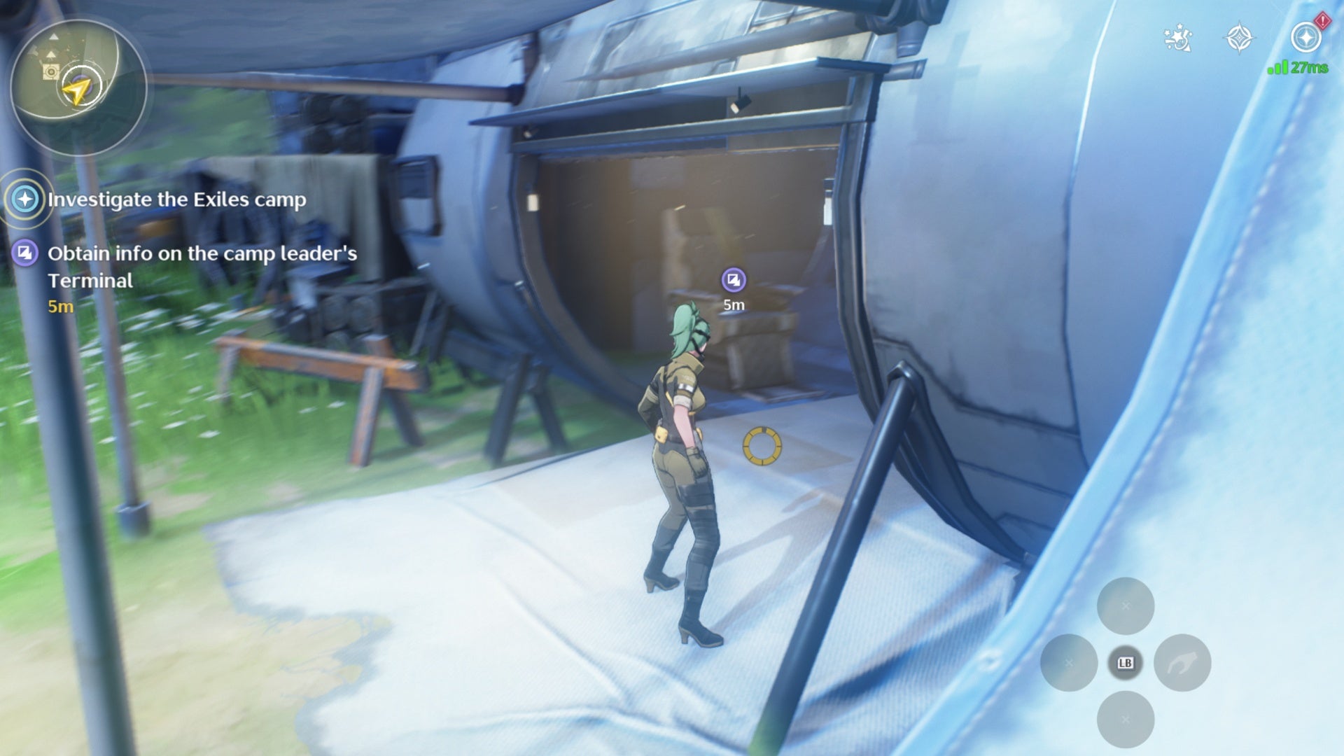 wuthering waves rover in disguise entering exile camp tent