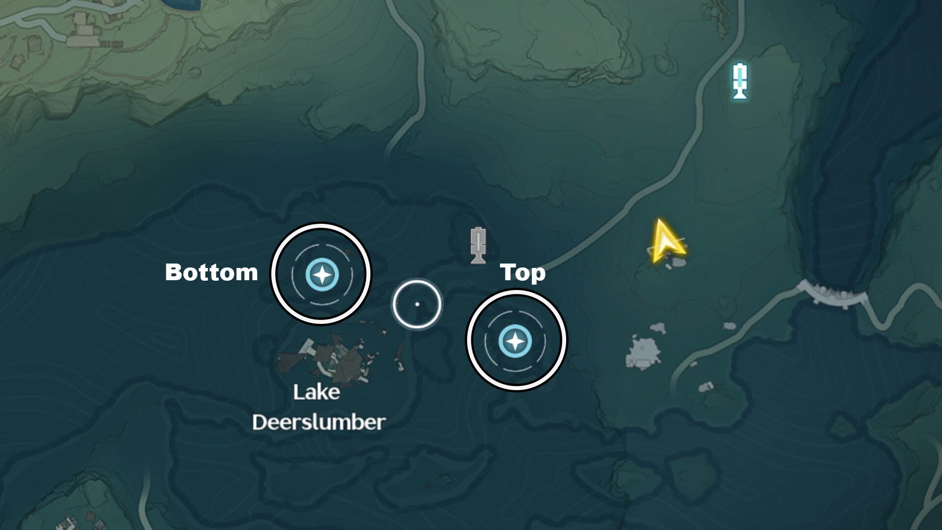 wuthering waves secret investigation exile top and bottom map locations