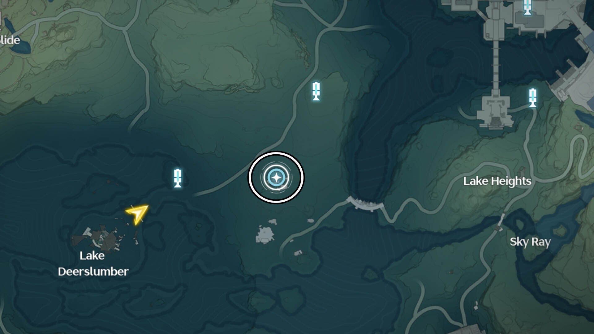 wuthering waves secret investigation qianshan final map location