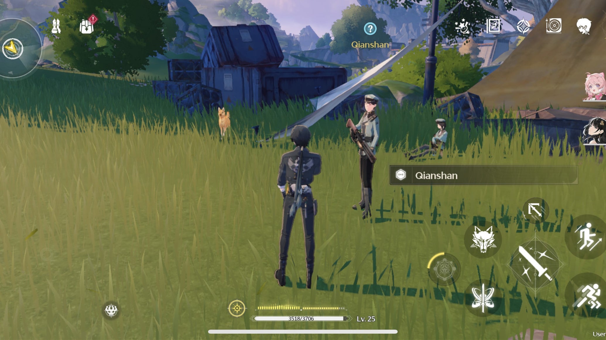 The Rover talking to Qianshan about the Secret Investigation in Wuthering Waves. - 1