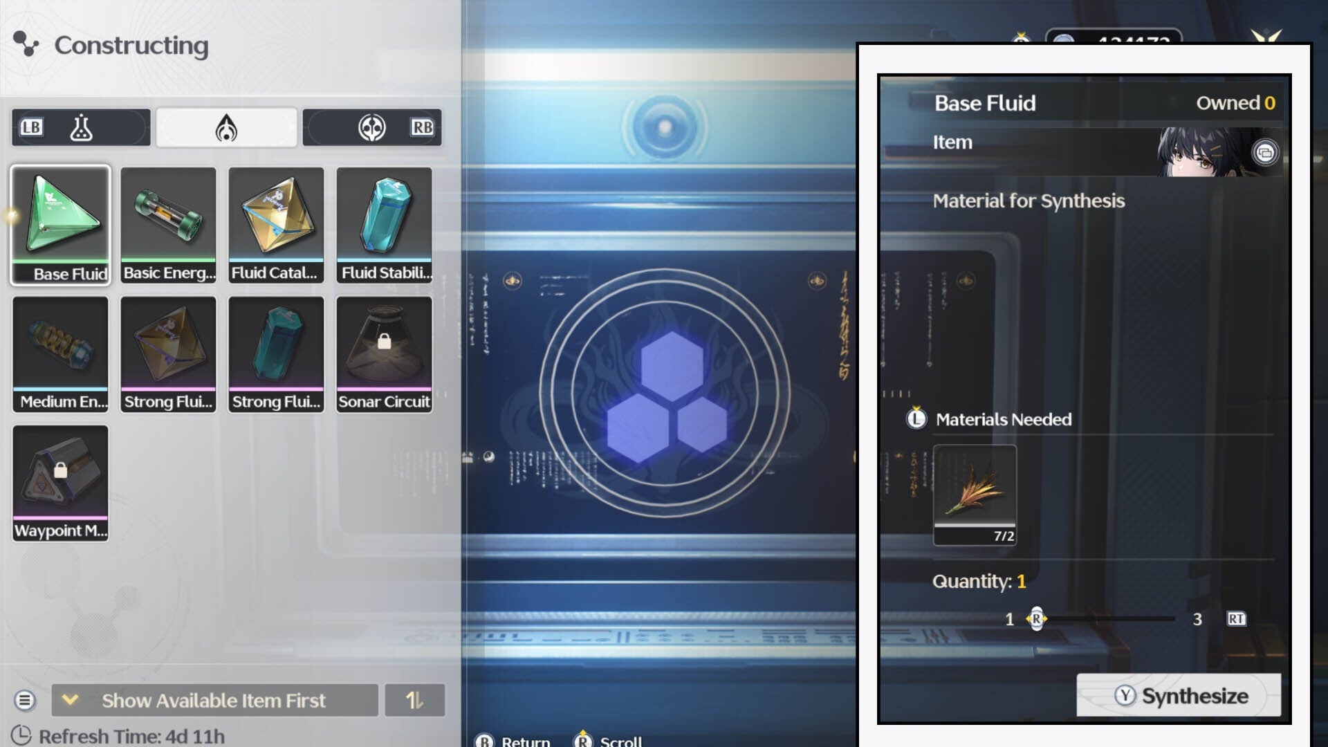 wuthering waves synthesizer item creation details and synthesize option