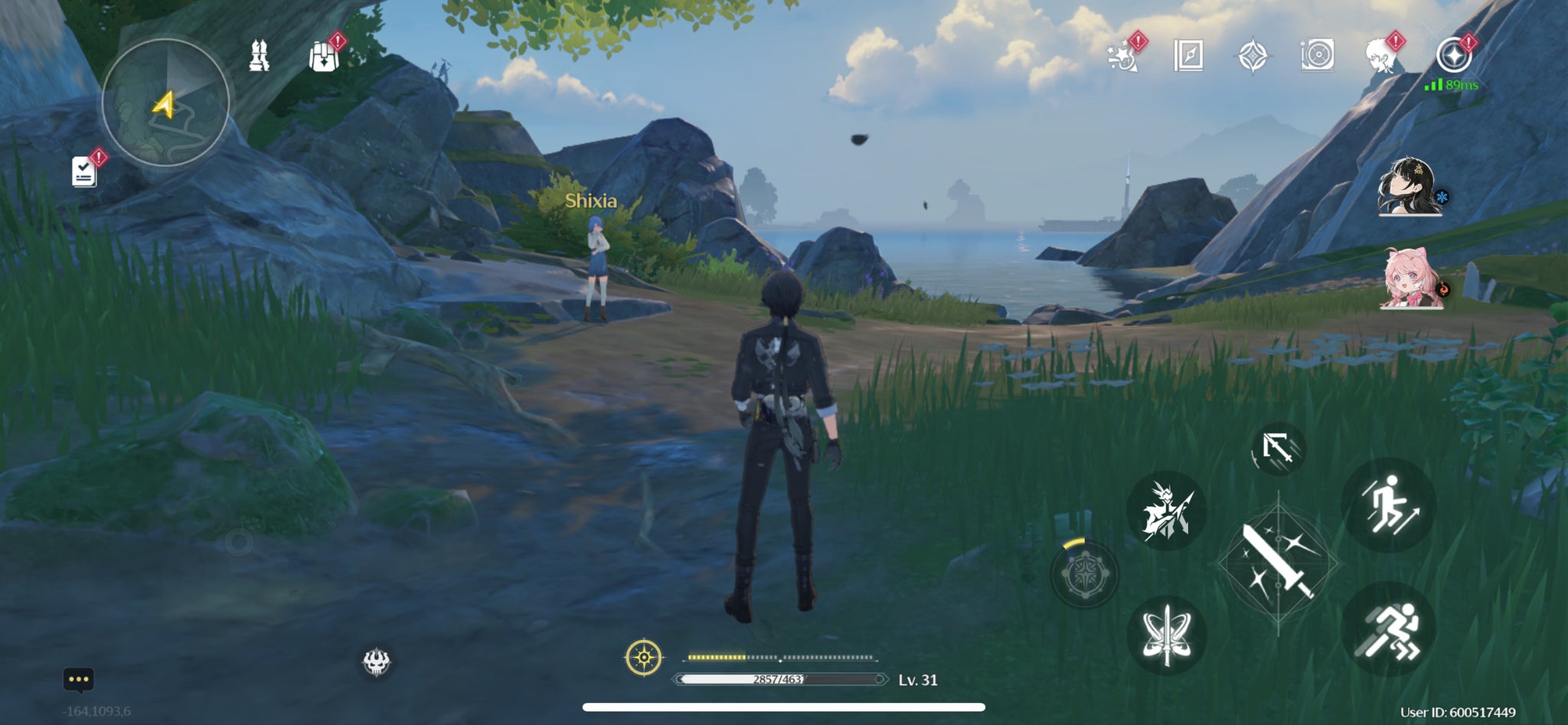 The Rover searching for clues in The Past is the Future in Wuthering Waves. - 3