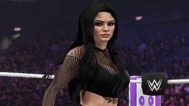 A modded character in the wrestling game WWE 2k24.