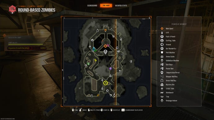La ubicación de la computadora portátil X en el mapa de Terminus, en Black Ops 6 Zombies.
