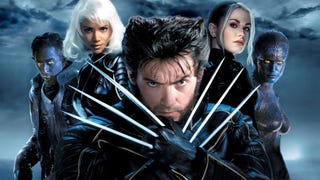 Promotional image for Fox's X-Men, with Wolverine at the front claws out, Nightcrawler, Storm, Rogue, and Mystique behind him.