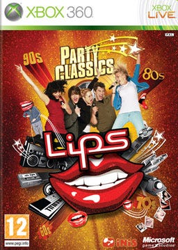 Caixa de jogo de Lips: Party Classics