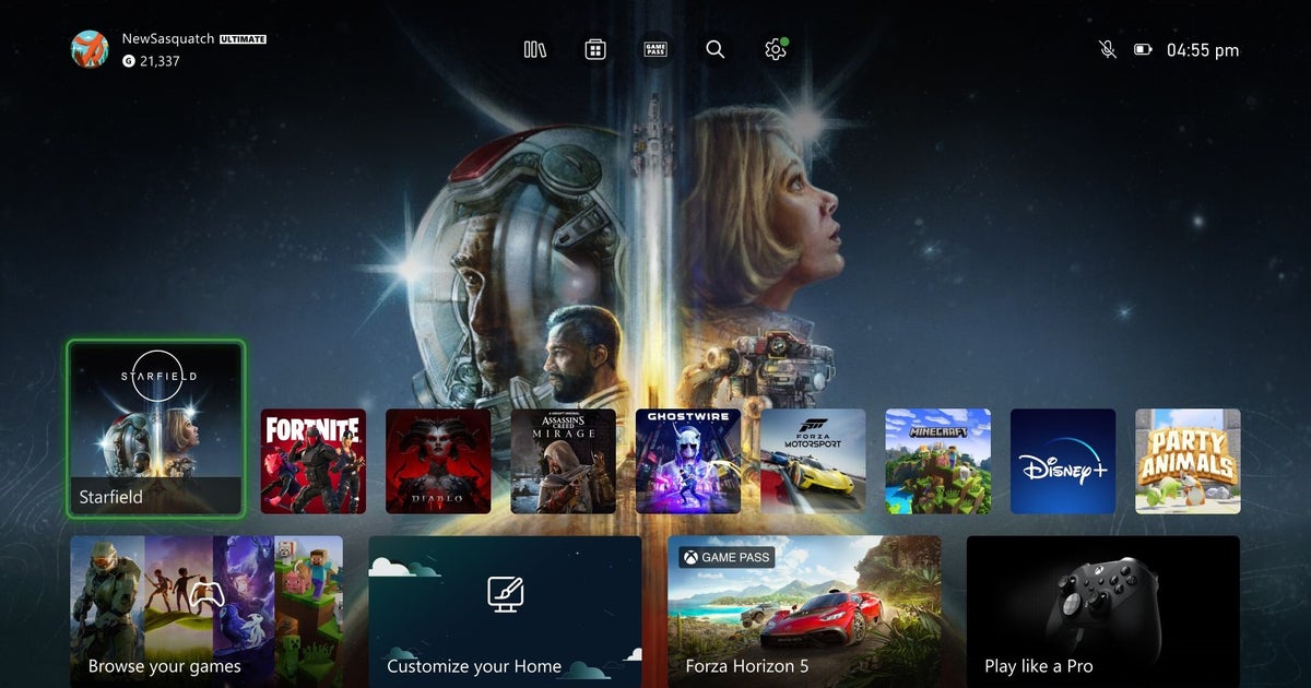 Xbox Shell Menu Menu Xboxa wypiękniało. Nowy interfejs zmierza na konsole | Eurogamer.pl