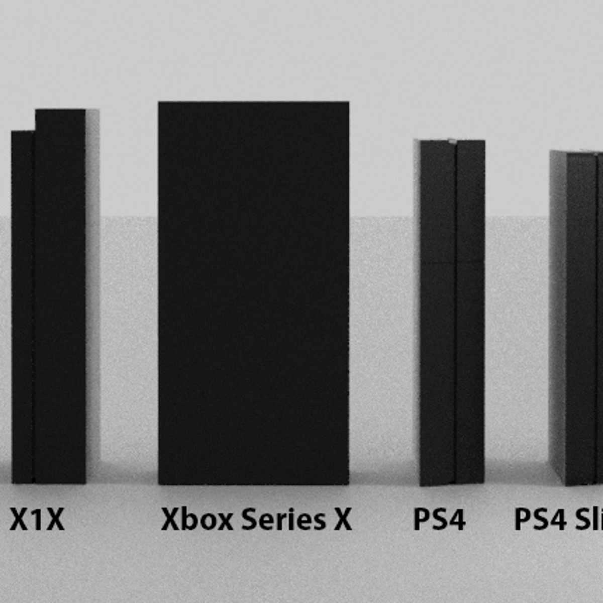 Xbox One Dimensions Compare Xbox Series X Vs. Xbox Series S Consoles