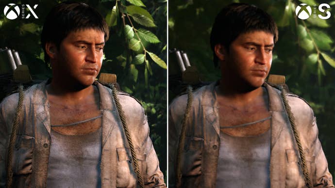 Great Circle Xbox Series X vs Series S comparing Satipo