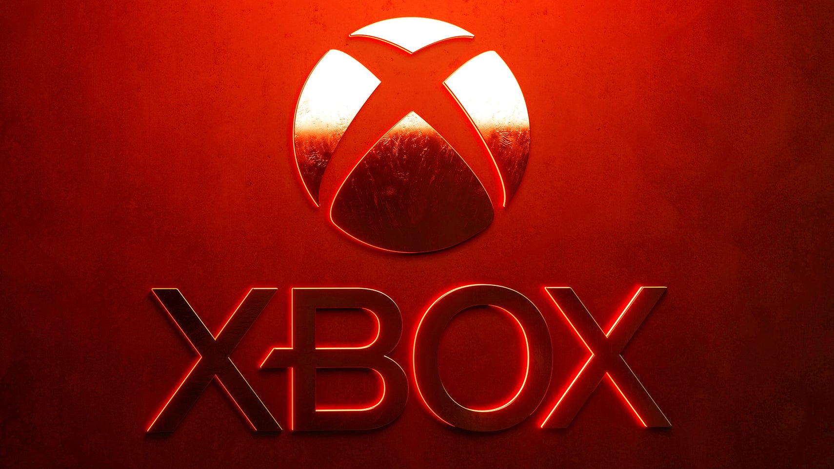 A red-hued Xbox logo.