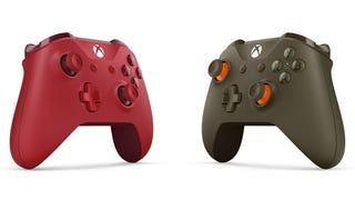 Xbox controller colour schemes have very boring names, so we made up our own: drying blood and cargo pants
