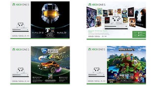 Xbox One S 500GB Minecraft, Rocket League, Halo and Starter bundles out in the coming weeks