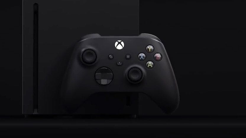 Xbox Series controller details, including Share button and hybrid d-pad ...