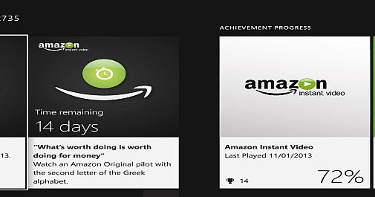 Task View Xbox Xbox One Dashboard screenshots show apps, earning Achievements for ...