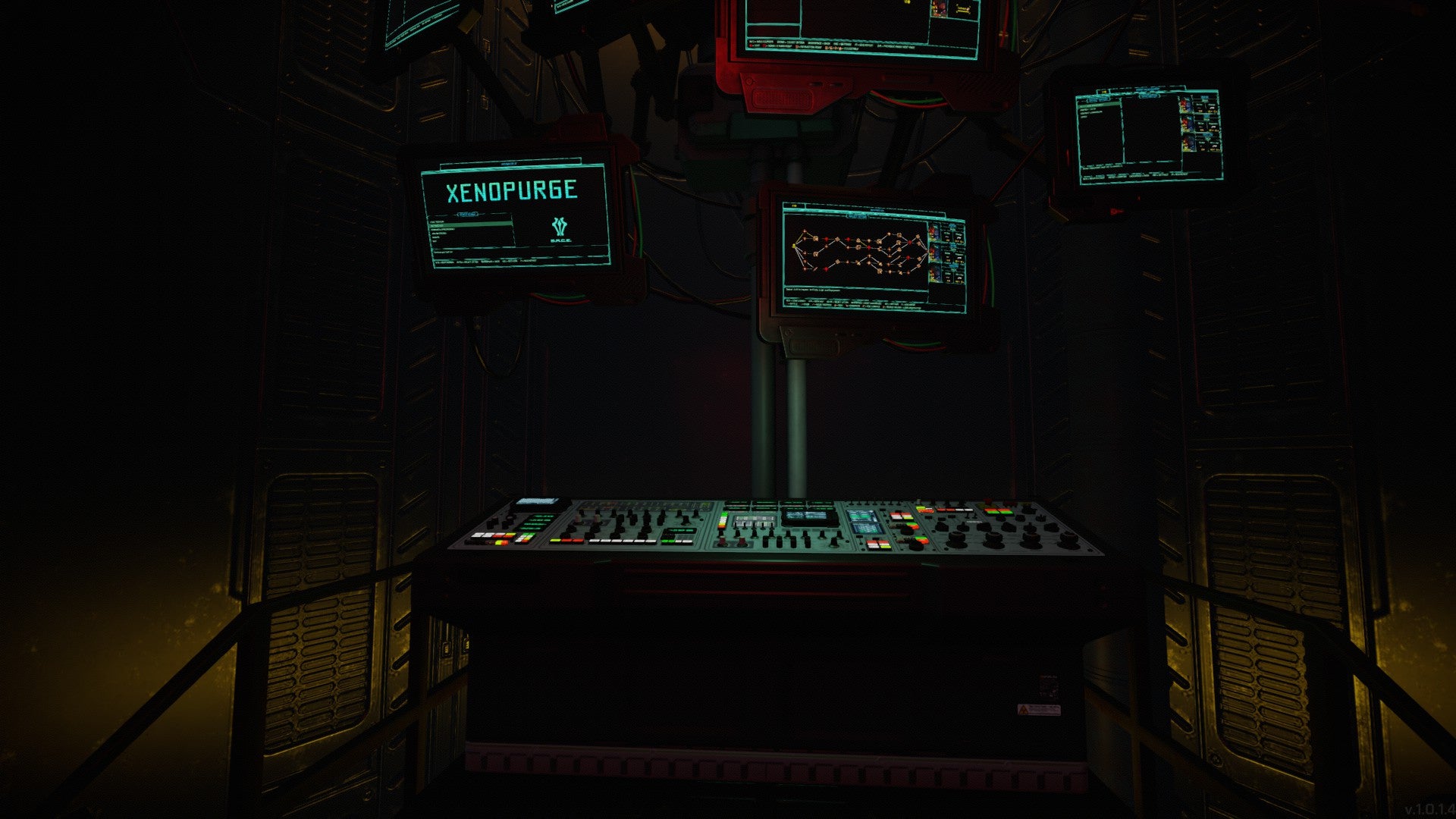 Your multi-screened command centre in Xenopurge.