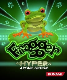 Caixa de jogo de Frogger: Hyper Arcade Edition